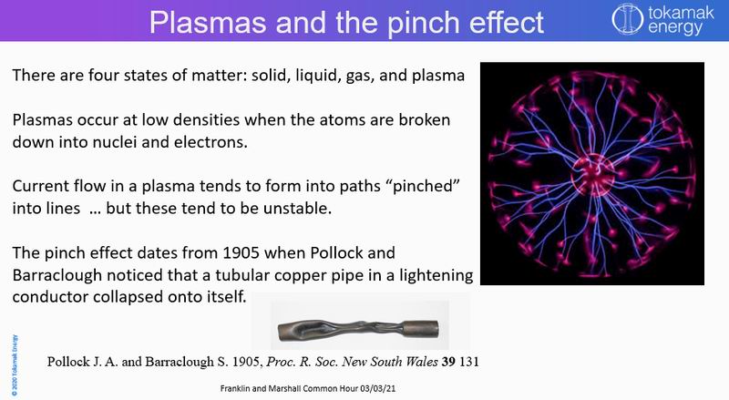 Plasmas and the pinch effect