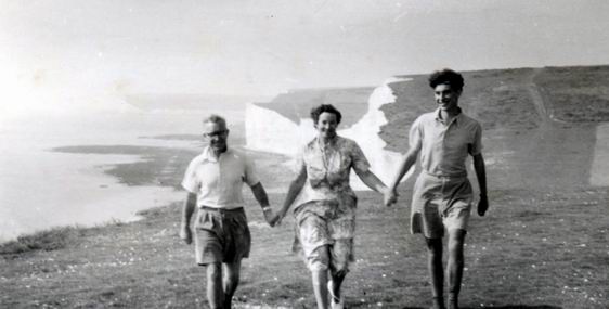 George, Ray and Colin at Birling Gap