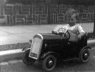 Colin's pedal car