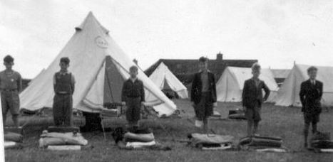 Colin at Crusader's camp