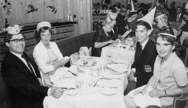 Malcolm, Cathy, Colin and Margaret on the Maasdam