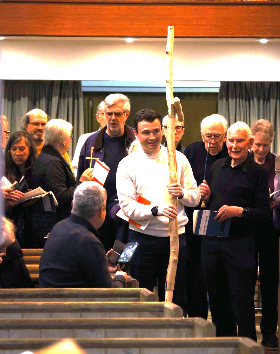 Jesus carrying his cross