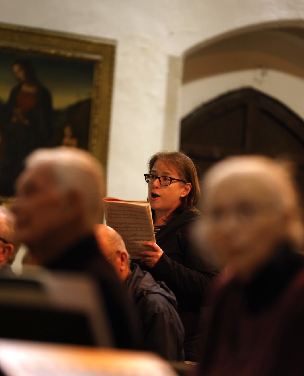 Liz singing He made himself