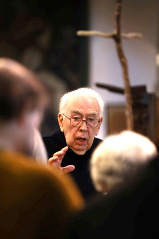 Peter conducting God So Loved the world