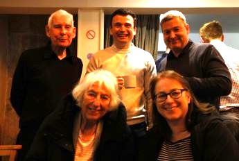 The Windsor family: Colin, Ed, Jon, Margaret, Liz