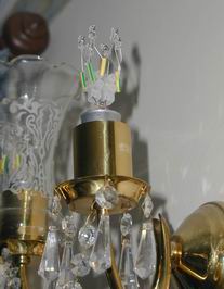 The little coronet of 6 LEDs running at 12 Volts