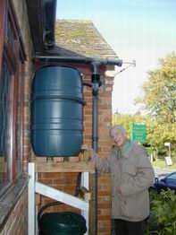 Colin turning on the tap for the first time