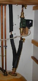 The heat-exchanger in the immersion heater socket