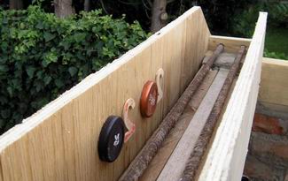 The date in the concrete lintel