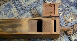 The lowest C pipe with the fipple taken apart