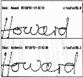 Howard Stableford's signature verified live on Tomorrow's World
