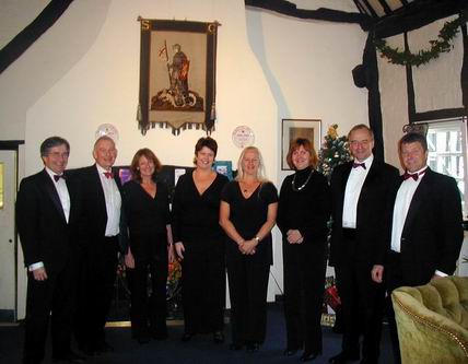 The 2-a-part choir group in Dorchester