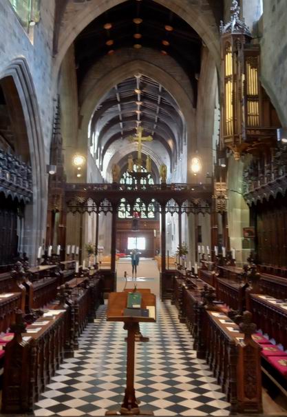 CCC from the organ at Portsmouth Cathedral