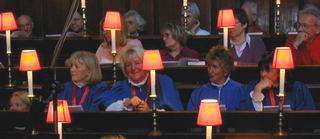 St Mary's members singing  at  Radley College
