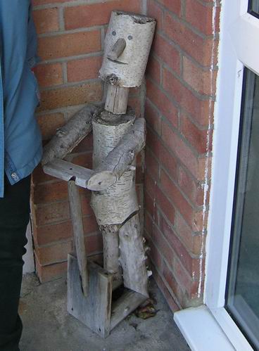 The old gardener sculpture