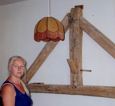 The old roof Ferme in our Belleme house