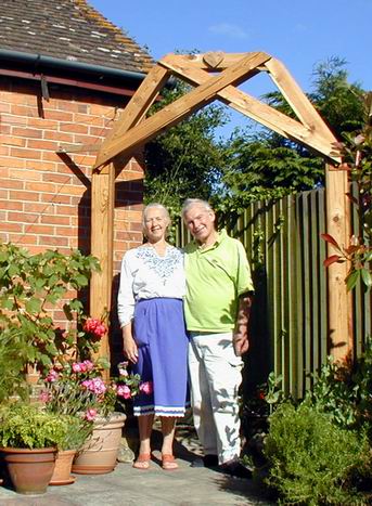 An archway for the garden