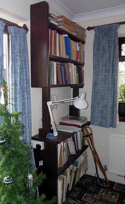 Colin's music shelves