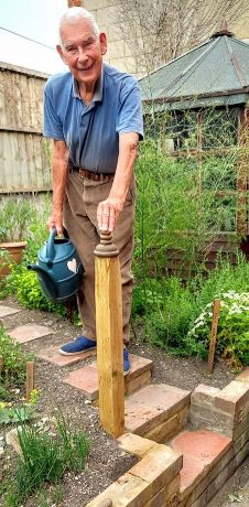 Our herb garden safety!