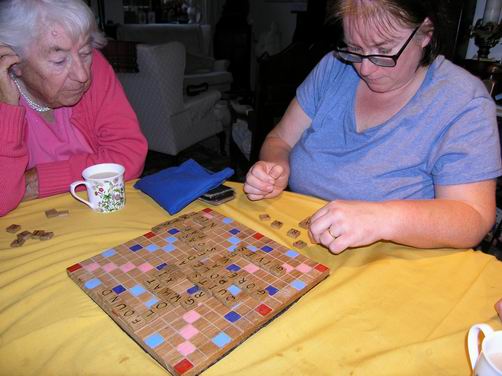 Colin's scrabble board